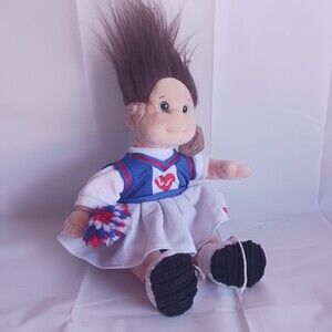 Ty Beanie Kid Cookie Cheerleader BD April 5th 1995 Red White and Blue